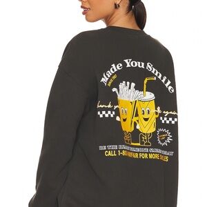 The Mayfair Group: "Made You Smile" Sweatshirt in Jet. Women’s S/M! So cozy!